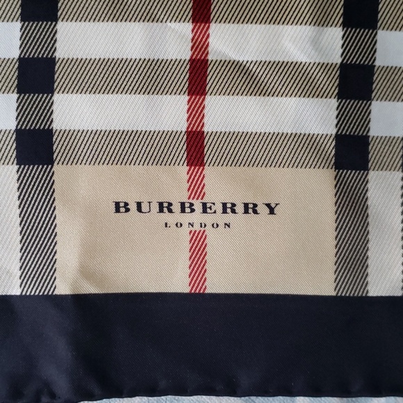 Burberry Accessories - Burberry Silk Scarf